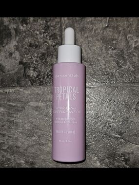 Spa•scentials Tropical Petals Hydrating Body Perfume Oil 3.2fl Oz BNIB
